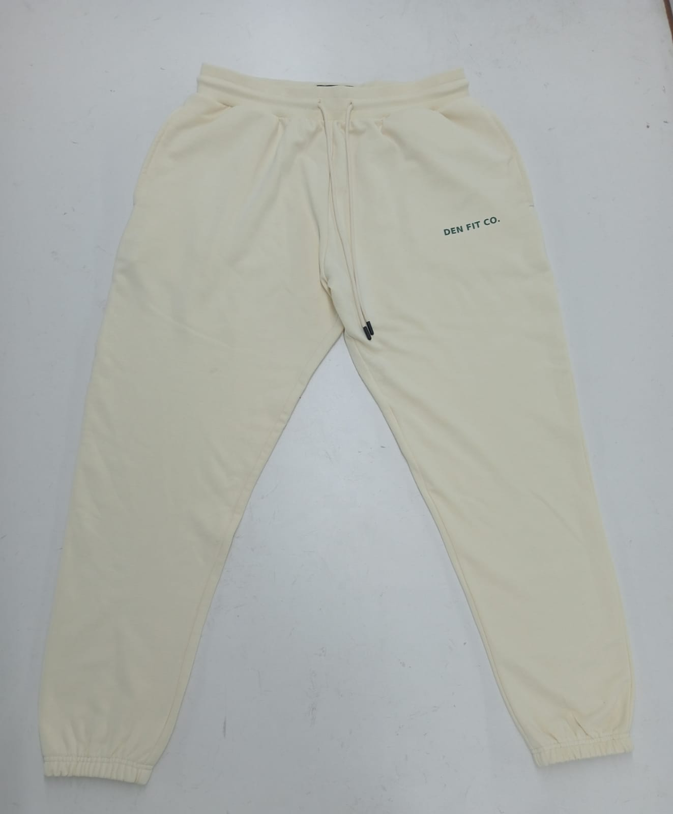 Almond Oil Terry Cotton Pants