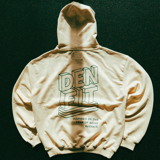 Almond oil Terry Cotton Hoodie